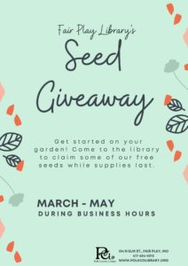 Seed Giveaway @ Fair Play Library