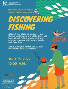 Discovering Fishing @ Bolivar Library Meeting Room