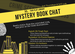 Mystery Book Chat @ Fair Play Meeting Room