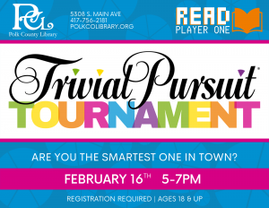 Trivial Pursuit Tournament @ Morrisville Library