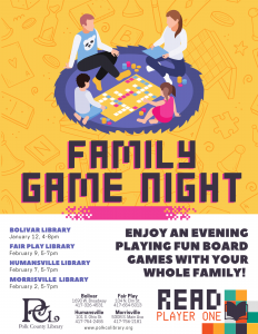Family Game Night @ Humansville Library