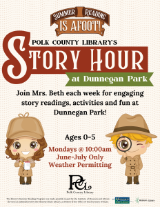Story Hour at Dunnegan Memorial Park @ Dunnegan Memorial Park
