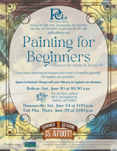Painting for Beginners: Adults @ Fair Play Meeting Room
