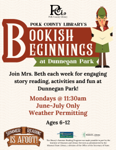 Bookish Beginnings at Dunnegan Park @ Dunnegan Memorial Park
