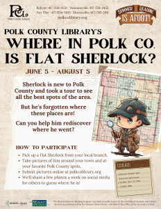 Where in Polk County is Flat Sherlock?